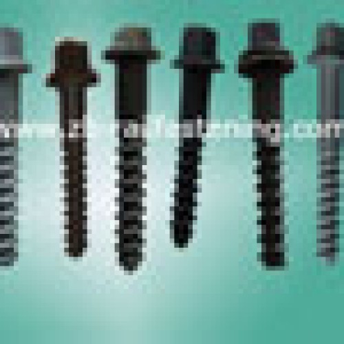 Rail sleeper screws